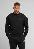 MT Upscale Mister Tee Upscale Core EMB Oversize Crewneck sweater/trui - Zwart - XL