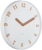 Karlsson Wandklok Amena - Wit - 40x40x40cm