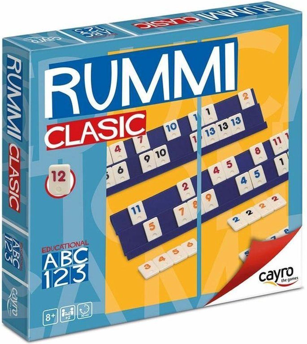 Cayro Rummi - Bordspel - Voor 4 Spelers - Kunststof - 8422878707119