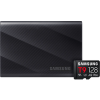 Samsung T9 Portable SSD 2TB Zwart + Samsung MicroSDXC T9 128GB 200MB/s