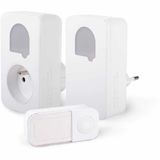 SCS SENTINEL SONE DUO Draadloos en batterijloos - Set van 2 - Bereik 150 meter - Wit