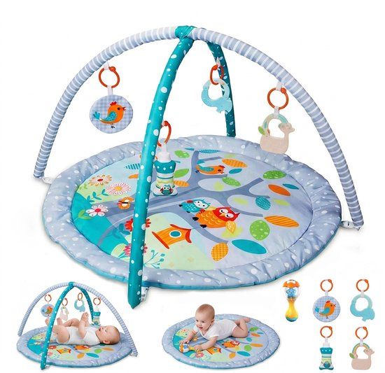 Sweet Sprout Babygym met boog - Speelmat - Blauw