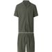 ESMARA MEN Pyjama en mousseline homme (kaki, S)