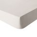 ITC Essix - Tout Doux - Effen katoenen hoeslaken 90 x 190 cm Romig beige