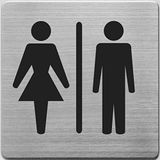 Alco-Albert 450-3 - pictogram WC"dames en heren" 1 stuk