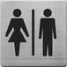 Alco-Albert 450-3 - pictogram WC"dames en heren" 1 stuk