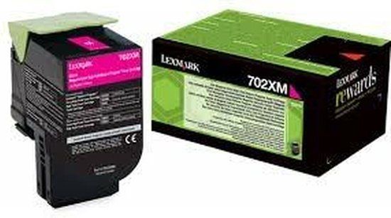 Lexmark 702XM R Magenta Toner Cartridge - 4000 Page Yield
