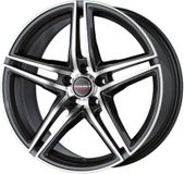 Borbet RT 8 x 17 ET 45 Bout Cirkel 5 x 112 Hub Center 72,5 Grafiet Gepolijst