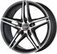 Borbet RT 8 x 17 ET 45 Bout Cirkel 5 x 112 Hub Center 72,5 Grafiet Gepolijst