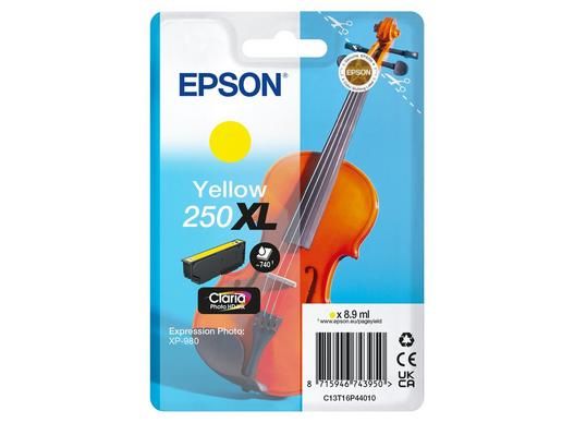 Epson 250XL Violin Claria Photo HD Yellow Ink Cartridge (C13T16P44010)