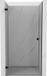 Mexen Lunar-B porte de douche battante gauche 95 cm, transparent, noir