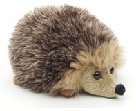 Hedgehog plush toy - 15 cm - Plush forest animal - Grey-brown