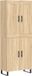 vidaXL Armoire Sonoma chêne, 69,5 x 34 x 180 cm, panneau de particules