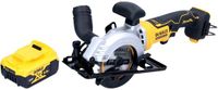 DeWalt DCS 571 N accucirkelzaag 18 V 115 mm borstelloos + 1x accu 5.0 Ah - zonder lader