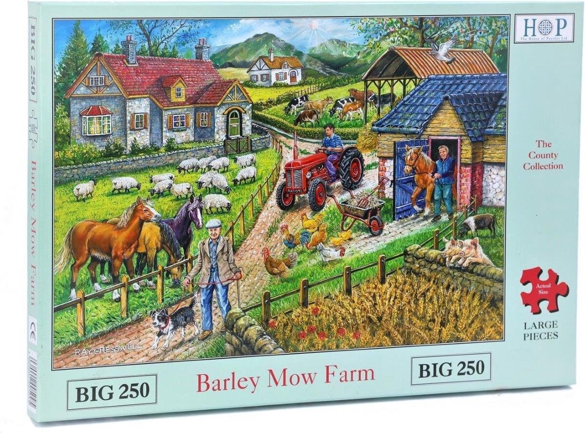 House Of Puzzles Barley Mow Farm Puzzel 250 XL stukjes