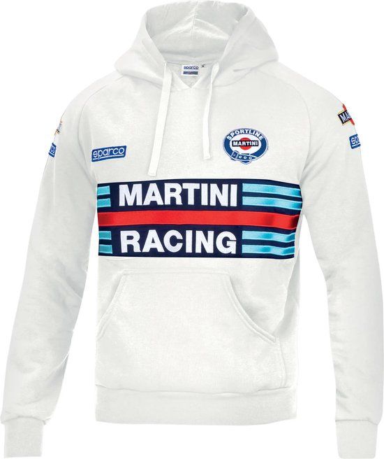 Sparco Martini Racing Hoodie - Wit - L - Heren