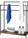Merkloos / Sans marque Relaxdays Handdoekenrek met plank