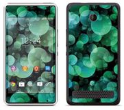 Royal Muurtattoo RS. 74236 zelfklevend voor Sony Xperia E1 met motief cirkels groen