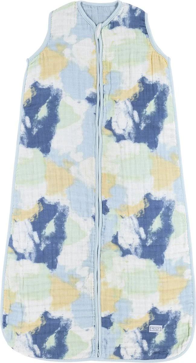 Meyco Hydrofiele Slaapzak Tie-Dye Light Blue