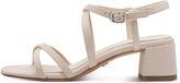 Tamaris - Dames - Sandalen - Beige - Maat 41 - Sleehak