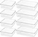 Merkloos Lade-organizer Set van 4 - Transparante Organizers voor Keuken, Badkamer en Bureau