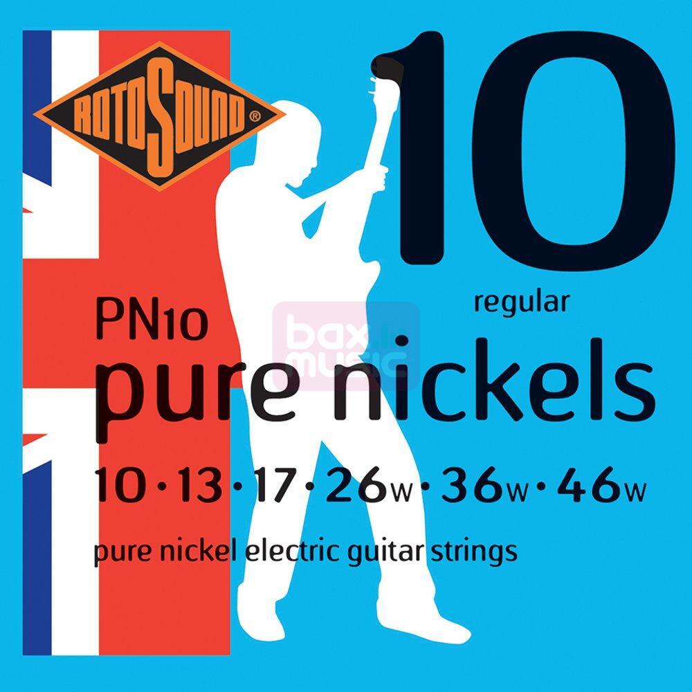 Rotosound PN10 Pure Nickels set elektrische gitaarsnaren 010-046