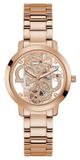Guess Quattro Clear GW0300L3 Horloge - Staal - Rosékleurig - Ø 36 mm