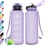 Drinkfles 1,5 l waterfles met motiverende tijdweergave