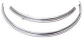 Buchel Set garde-boue Argent 20" Polyester Vélo de ville
