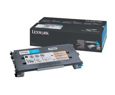 Lexmark C500S2CG cyaan tonercartridge - 1500 pagina's - Geschikt voor C500, X500, X502
