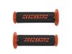 Paar Accossato Paar Racing handgrepen van thermoplastisch rubber, zwart met gekleurde belettering voor Kawasaki Ninja ZX-12R 2002-2006 CC 1200