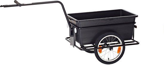 Roland Big Boy Fietskar - Zwart - 90 Liter - Zadelpenbevestiging - 16 inch Wielmaat
