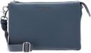 MANDARINA DUCK Leren schoudertas Mellow Leather Crossover Bag Iron petrol