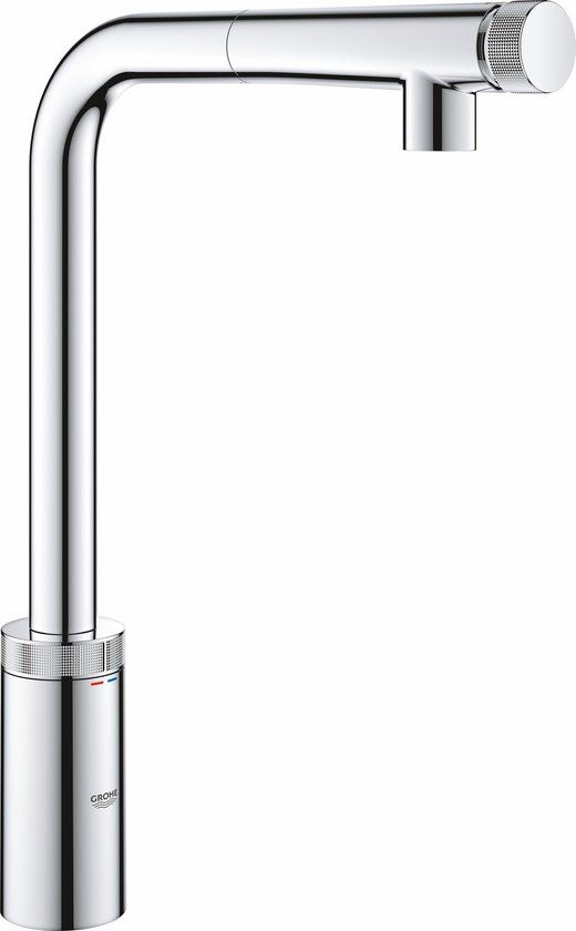 GROHE Minta Smartcontrol Keukenkraan - Chroom - Uittrekbare sproeikop