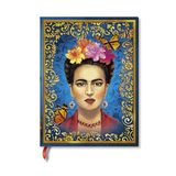 Carnet Paperblanks The Colourful Portrait Midi Unlined Hardcover Journal, 144pg, 120gsm (Viva Frida)