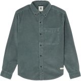 Element Button Down Regular Chemise Manches Longues Bleu 10 Ans Garçon