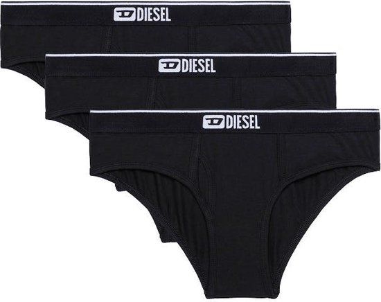 Diesel Midi slip - 3 Pack E4101 Black - maat 38 - Dames