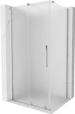 Mexen Velar cabine de douche coulissante 110 x 80 cm, givré, chrome