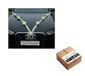 Organza M Autosieraden Bruiloft Decoratie Ecru/Ecru