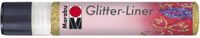 Merkloos Marabu Glitter Liner Goud 25 ML