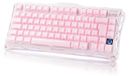 Qwertz 75% Rose Mécanique Gaming Clavier Sans fil