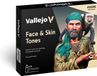 Vallejo Hobbyverf Acrylverf - 70258 Model Color - Gezichts- en huidtinten Kleuren - Acryl Set 16x18ml