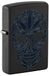Zippo Stormaansteker - model Cannabis Skull - Black Matte Finish met Black Light Effect - Navulbaar - Herbruikbaar - Winddicht Design - Made in USA