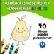 Mi Primer Libro para Colorear Frutas y Verduras: 40 Dibujos Grandes y Fáciles para Niños de 1 a 3 Años - Líneas Gruesas para Manos Pequeñas
