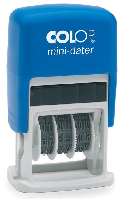COLOP tekststempel met datum Mini Dater tekst ONTVANGEN