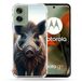 Cokitec Versterkte hoes voor Motorola G55 5G Jacht Boar Attack
