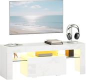 HOMCOM TV-meubel MDF 120x34x45cm Wit
