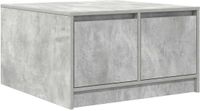vidaXL Salontafel met lades, betongrijs, 70,5 x 70 x 40 cm