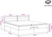 vidaXL Ottomanbed met matras en LED-verlichting, taupekleurig, 200 x 200 cm, stoffen bekleding