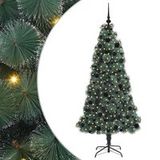 Sapin de Noël artificiel pré-éclairé avec ensemble de boules